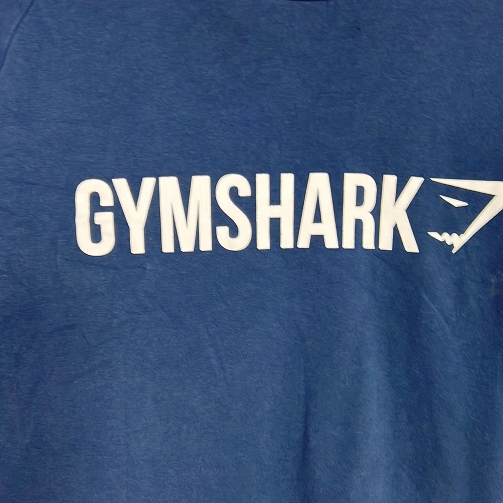 #0642 Gymshark Plain Blue T-Shirt | Size: M - Picture 4 of 5